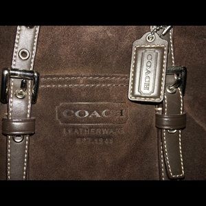 COACH Suede & Leather bag